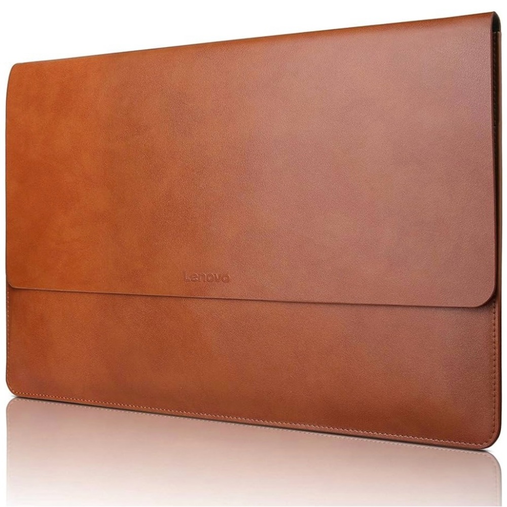 Lenovo Laptop Sleeve 13/14 inch or stylish file folder. Leather Magnetic flap!